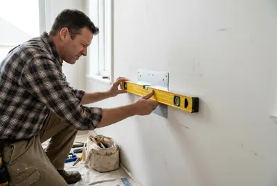 Mount it: mini split installation stage